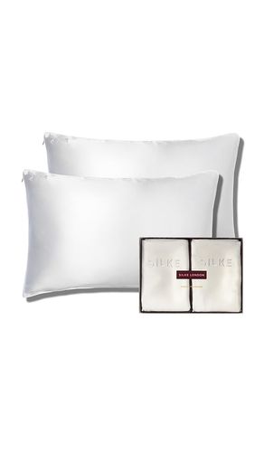Queen silk pillowcase duo in color size all - SILKE London - Modalova