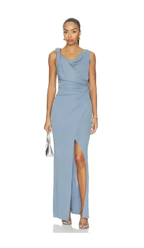 Olenna Twist Low Back Gown in Blue. - size 1/S (also in 2/M, 3/L, 4/XL) - SIR. - Modalova