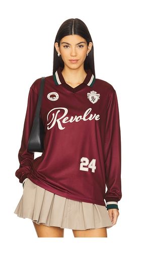 Revolve Jersey in Maroom in Burgundy. - size L (also in M, S, XS) - SIXTHREESEVEN - Modalova