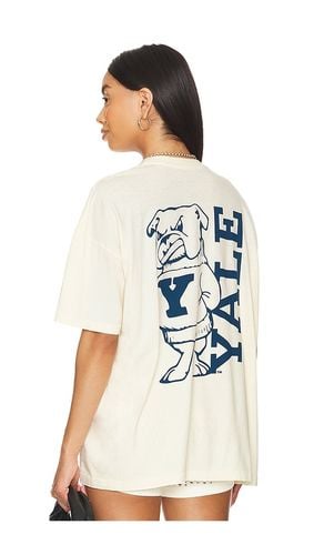 Yale Bulldog Tee in Cream. - size M (also in L, S, XL/1X) - SIXTHREESEVEN - Modalova