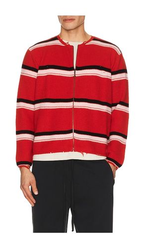 Friends Zip Up Waffle Sweater in Red. - size 46 (also in 48, 50, 52) - Second/Layer - Modalova