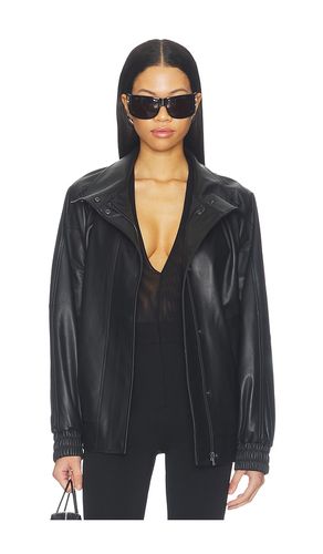 Oversized Leather Bomber in . Size L. Also in M, S, XS - Soia & Kyo - Modalova