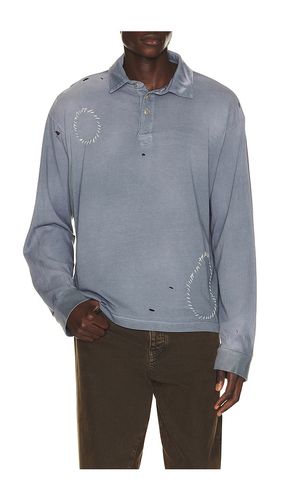 Thrashed Rugby Polo in . Size L. Also in M, S, XL/1X, XXL/2X - Strike Oil - Modalova