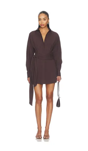 Marlowe Shirt Dress in Brown. - size S (also in XS, M) - SOVERE - Modalova