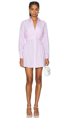 Evermore Corset Shirt Dress in Pink. - size L (also in M, S, XL, XS) - SOVERE - Modalova