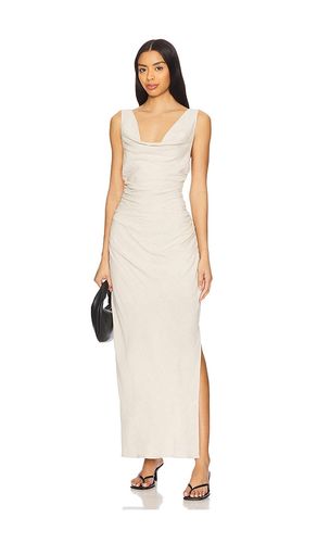 Bella Midi Dress in Beige. - size M (also in S) - SOVERE - Modalova