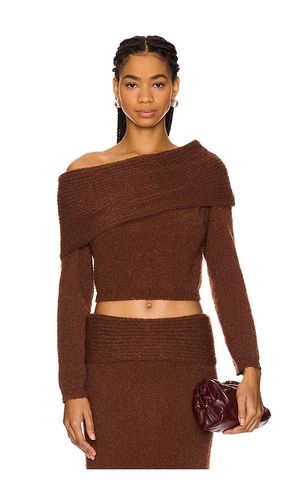 Sanna Off Shoulder Sweater in Brown. - size M (also in S, XL/1X, XS) - SOVERE - Modalova