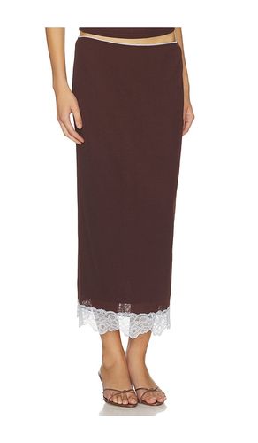 Harlow Skirt in Chocolate. - size L (also in M, S, XS) - SOVERE - Modalova