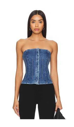 Overturn Denim Bustier in Denim-Medium. - size S (also in XL) - SOVERE - Modalova