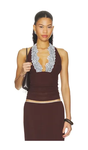 Harlow Top in Chocolate. - size L (also in M, S, XS) - SOVERE - Modalova