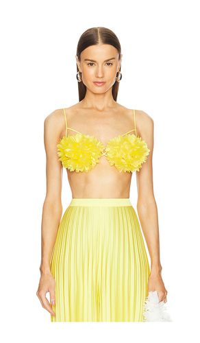 Annie Floral Bustier in Yellow. - size L (also in S, XS) - SELEZZA LONDON - Modalova