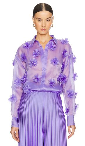 Emersyn Flower Shirt in Lavender. - size M (also in S) - SELEZZA LONDON - Modalova