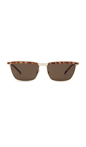 Rectangular sunglasses in color metallic size all - Saint Laurent - Modalova