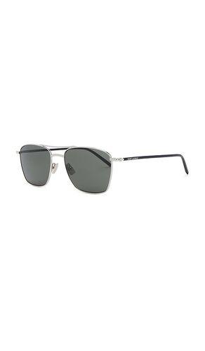 SL Logo Pilot Sunglasses in - Saint Laurent - Modalova