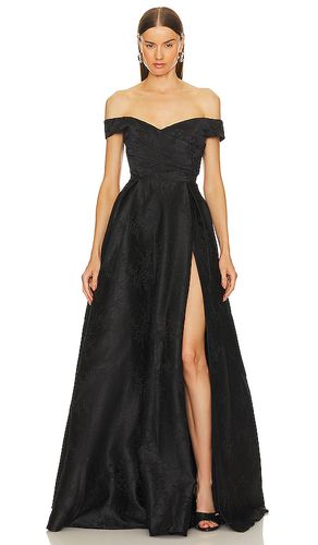 Vestido largo lucinda en color talla 0 en - Black. Talla 0 (también en 2, 4) - SAU LEE - Modalova