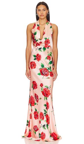 Presley Gown in Peach. - size 0 (also in 00, 4) - SAU LEE - Modalova
