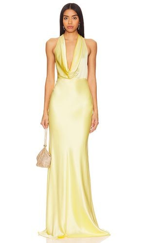 Vestido largo pearl en color amarillo talla 0 en - Yellow. Talla 0 (también en 00, 10, 12, 2, 4, 6, 8) - SAU LEE - Modalova