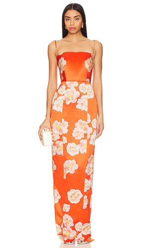 Sofia Dress in Orange. - size 0 (also in 00, 10, 12, 2, 4, 6, 8) - SAU LEE - Modalova