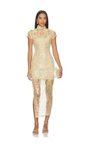 Malia Lace Dress in Yellow. - size 0 (also in 00, 10, 12, 2, 4, 6, 8) - SAU LEE - Modalova