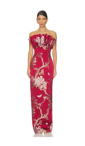Noah Brocade Gown in Red. - size 00 (also in 2, 4, 6, 8) - SAU LEE - Modalova