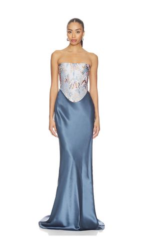 Blue Gown in Misha Ash in . Size 0. Also in 4 - SAU LEE - Modalova