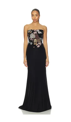 Velvet Gown in Black. - size 0 (also in 10, 2, 4) - SAU LEE - Modalova