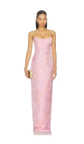 Savie Jacquard Gown in . Size 0. Also in 12, 6 - SAU LEE - Modalova