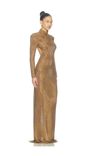 Amelle Dress in Metallic . - size 0 (also in 00, 10, 2, 4, 6, 8) - SAU LEE - Modalova