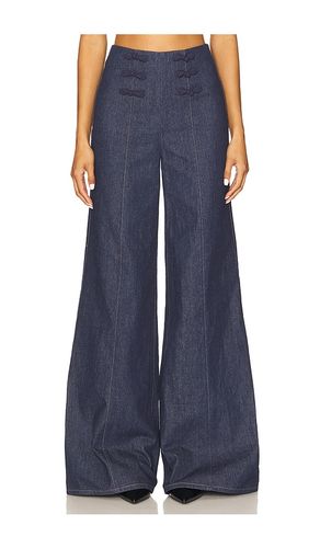 Brooklyn Denim Pant in Blue. - size 0 (also in 10, 12, 2, 4, 8) - SAU LEE - Modalova
