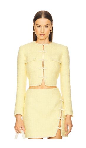 Abbie Tweed Jacket in Lemon. - size 10 (also in 12, 2, 4, 6) - SAU LEE - Modalova