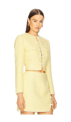 Abbie Tweed Jacket in Lemon. - size 12 (also in 4) - SAU LEE - Modalova