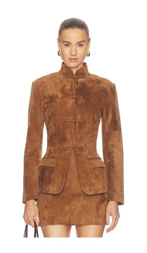 Alba Suede Tang Jacket in . - size 0 (also in 00, 10, 12, 2, 4, 6, 8) - SAU LEE - Modalova