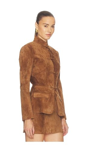 Alba Suede Tang Jacket in . - size 0 (also in 00, 10, 12, 2, 4, 6, 8) - SAU LEE - Modalova
