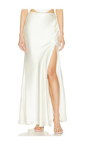 Pia Satin Skirt in White. - size 0 (also in 10, 2, 4) - SAU LEE - Modalova