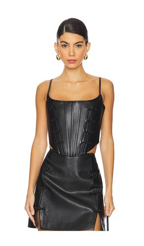 Nadia Faux Leather Corset in . - size 0 (also in 12, 2, 4, 6, 8) - SAU LEE - Modalova