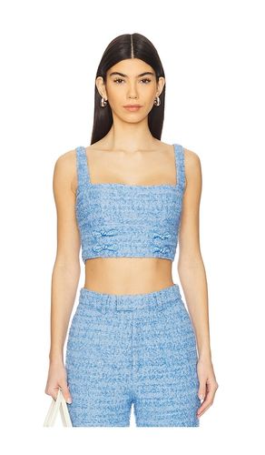 Bridgette Tweed Top in Blue. - size 4 (also in 6, 8) - SAU LEE - Modalova