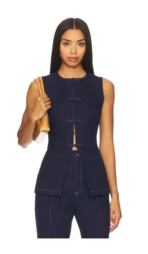 Denver Denim Vest in Blue. - size 0 (also in 2) - SAU LEE - Modalova