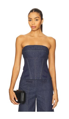 Brooklyn Corset Top in Blue. - size 0 (also in 10, 12, 4, 6, 8) - SAU LEE - Modalova