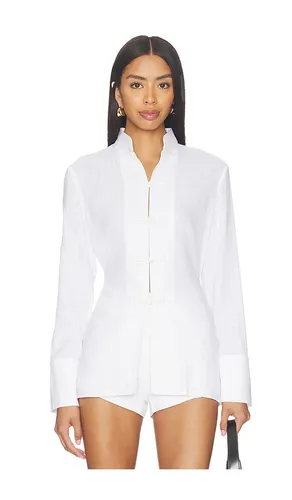 Martina Linen Top in . Size 0. Also in 00, 10, 12, 2, 4, 6, 8 - SAU LEE - Modalova