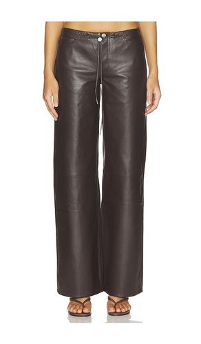 Cool Wide Leg Pant in Brown. - size 23 (also in 24, 25, 26, 27, 28, 29, 30, 31, 32) - Still Here - Modalova