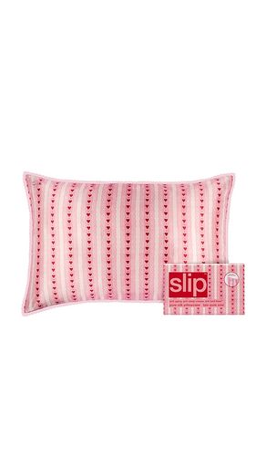 Pure Silk Queen Pillowcase With Lace Trim in - slip - Modalova