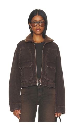Atlas Worker Jacket in Brown. - size L (also in M, S, XS) - SLVRLAKE - Modalova