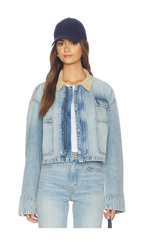 Connor Cropped Worker Jacket in . Size L. Also in M, XL - SLVRLAKE - Modalova