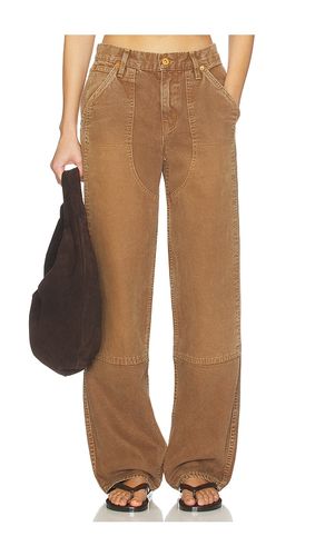 Tess Worker Low Rise Relaxed Curve Pant in Beige. - size 27 (also in 28, 29, 31, 32) - SLVRLAKE - Modalova