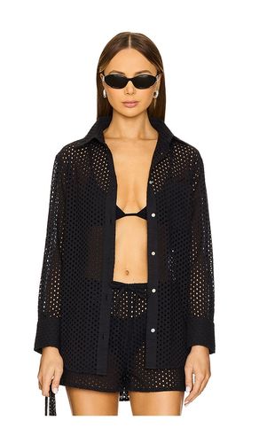 Bronte Button Down Top in Black. - size M (also in XL) - Solid & Striped - Modalova