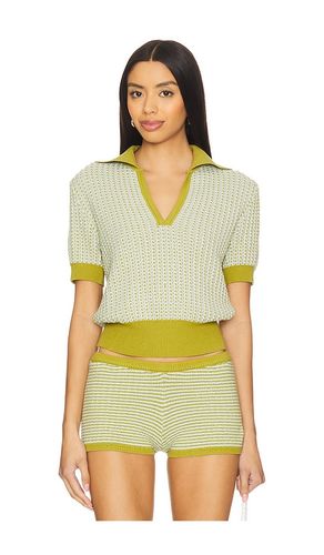 Dixi Polo Top in Mint. - size L (also in S, XL) - Solid & Striped - Modalova