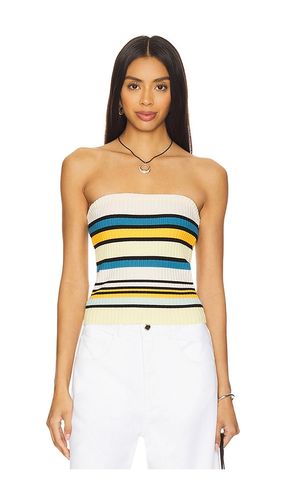 The Bria Top in Yellow,Blue. - size L (also in XL) - Solid & Striped - Modalova