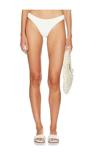 X REVOLVE The Rachel Smocked Bikini Bottom in Ivory. - size L (also in M, S, XL) - Solid & Striped - Modalova