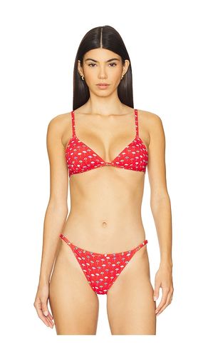The Lulu Bikini Top in Red. - size L (also in M, S, XL, XS) - Solid & Striped - Modalova