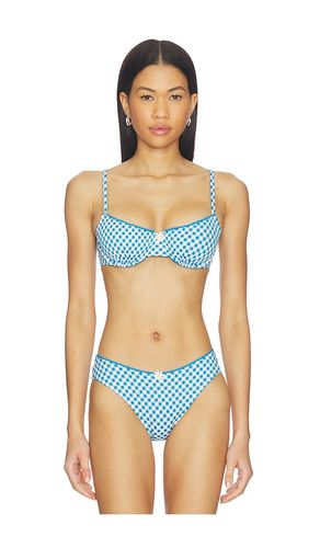 The Daphne Underwire Bikini Top in Blue. - size S (also in XS) - Solid & Striped - Modalova